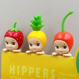 Cute Animal and Fruit Series Doll Anime Figures Blind Box 8cm Action Figure Car Ornament Children Gift Decoration