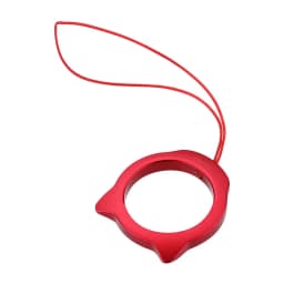 Super Light Aluminum Alloy Cute Finger Ring Phone Lanyards Strap Keychain Lanyard for Keys