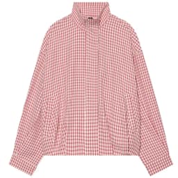 HXAO Plaid Bomber Jacket Women's Jacket Spring Autumn 2026 Crop Oversized Long Sleeve Top Casual Zipper Outerwear Outdoor Coats