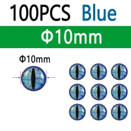 100pcs Holographic 3D Epoxy Fish Eyes Dragon Eyes For Baitfish Streamer Saltwater Fly Jig Baits Fishing Lure Making 3mm~12mm