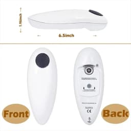 One Touch Automatic Electric Can Opener Portable Kitchen Jar Bottle Opening Tool