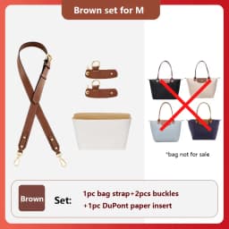 Bag Shoulder Strap For Longchamp M Leather Shoulder Bag Strap Durable Belt Slung Crossbody No Drilling Replacement Accessories