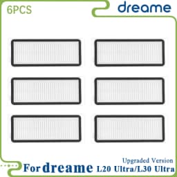 Dreame L20 Ultra/L20 Ultra Complete RLX41CE / L30 Ultra Parts Main Roller Side Brush Hepa Filter Mop Cloth Dust Bag