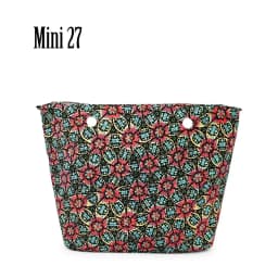 TANQU New Colorful Waterproof Inner Lining Insert Zipper Pocket for Classic Mini Obag Canvas  Inner Pocket for O Bag