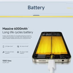POCO C81 Pro Smartphone Global Version 6.9" 120Hz display 6000mAh Battery 15W 13MP Camera UNISOC T7250