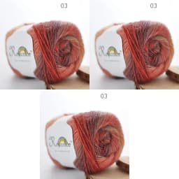 100% Wool Yarn Rainbow Color for Hand Knitting Crochet Plush Thickness Lanas Thread DIY Soft Scarf Shawl Sweater