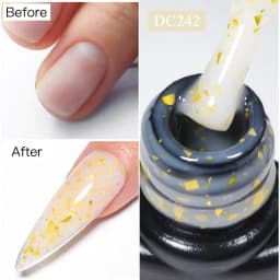 7ML Nude Quick Extension Gel Nail Polish Milky White UV Construct Hard Gel Semi Permanent Acrylic Extension Nail Art Varnish