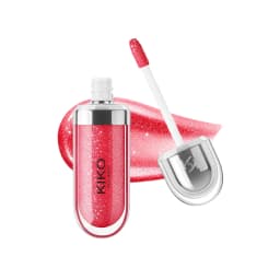 Kiko Makeup 3D Hydra LipGloss Non-fading Waterproof Blusher Moisturize Shimmer Makeup Lip Gloss Lipstick Brun Pearly Mauve Liner