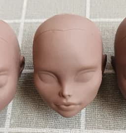 1/6 Makeup Doll Head Girl Dressing DIY Toy Parts Children Favor dongcheng san doubao