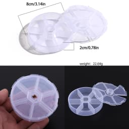 5//10/15 Grids Clear Plastic Storage Jewelry Box Compartment Container for Beads Crafts Jewelry Fishing Tackles Earring Box Case