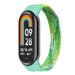 Braided band for Mi Band 10/9/8/7/6/5/4 Strap accessories Elastic Nylon Replacement belt bracelet correa for Xiaomi Miband 8 NFC