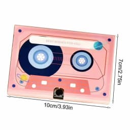 DIY Greeting Card Musical Birthday Custom Design Artwork Audio Cards Personality Recordable Greeting Card Cassette Tape Artwork