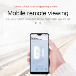 Tuya WiFi Door Sensor Window Anti-intrusion Door Open Close Burglar Security Alarm Magnetic Sensor Smart Life Alexa Google Home