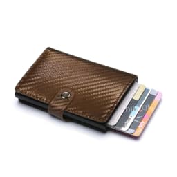 Anti Rfid Bank Card Holder Wallets for Men Luxury Brand MaleLeather Credit Cardholder Case Luxury Small Slim Thin Smart Wallet
