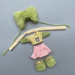 [ZY]1Set 16-17cm Cute Doll Clothes Dolls Outfit Suit Accessories Fashion Style Doll Dress Up (NO Doll)[ZY]