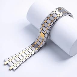 Bracelet For AP ROYAL OAK 15400 26331 15500 Watchband 21mm 26mm Men Women Full Stainless Steel Watch Strap Folding Buckle