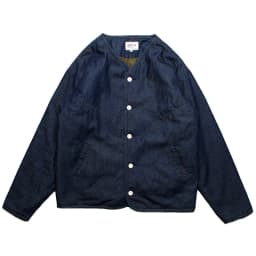 Mountain Series Khaki Lightweight Workwear Cotton Thickened Small Cotton Jacket Denim V-neck Women's Outerwear Casual Style
