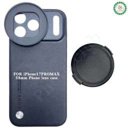 For iPhone 17 Pro Max 58MM Thread Interface Filter Ring Adapter Phone Case Filter Phone Case For iPhone 17/17 Pro CPL UV Filter