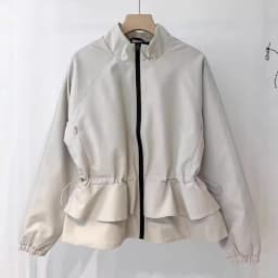 LANMREM Autumn Winter New Zipper Stand Collar Down Jackets Trendy Loose Casual 90 White Goose Drawstring Waist Short Winter Coat