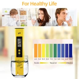 High Accuracy TDS Meter Digital Water Tester Digital 0-14 PH Meter Tester 0-9990ppm TDS&EC LCD Water Purity PPM Aquarium Filter
