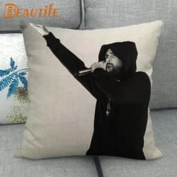 New Arrival Egor Kreed Pillowcase Bedroom Home Decorative Cover 45x45cm Square Zipper Pillow Cases Cotton Linen Fabric No Fade