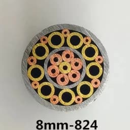 8mm Mosaic Pin Rivets for Knife Handle Screw Decorate 21 Kinds Design Exquisite Style Length 9cm