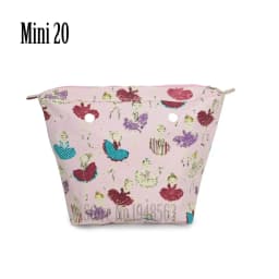TANQU New Colorful Waterproof Inner Lining Insert Zipper Pocket for Classic Mini Obag Canvas  Inner Pocket for O Bag