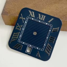 NH35 27mm Santos Square Dial Customizable Logo White/Black/Blue/Green/Brown No Luminous Fit NH35 NH36 NH38 Movement