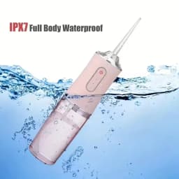 USB Portable Water Flosser 240ML Oral Irrigator with 4 Nozzles Dental Cleaning Jet Tool for Teeth Pick Mouth Oral Cleaning Agent