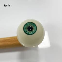 1pair 20mm Acrylic Fake Eyes Eyeballs with 3 Dimensional Fitting Eye 10 Styles Silicone Doll Simulation Eyeballs