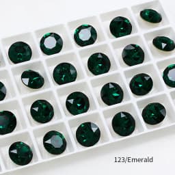 12mm 14mm Crystal Fancy Stone 3D Glitter Pointed Back Round K9 Glass Beads DIY Craft Rhinestones For Jewelry Making Clothes 3001