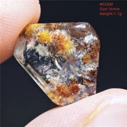 Natural Gold Rutilated Quartz Pendant Sun Flower Rutilated Quartz Jewelry Raw Material Love Women Brazil AAAAAAA
