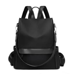 Multi Functional Anti-theft Women Backpack Fashion Color Blocking Teenager Students School Book Bags Female Travel Shoulder Bag