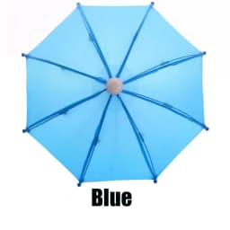 Colorful Plastic Mini Umbrella Rain Gear Toy Umbrella Baby Toy Girl Gift Doll Embellishment Doll Clothing Doll Embellishment