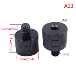 1/4 To M4M5 M6 M8 M10 Conversion Screw 3/8" Male To Female Thread Screw Mount Converter Adapter Standard 1/4 Mount Adapter Screw