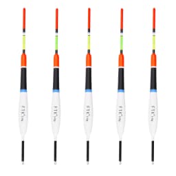 FTK Fishing Floats Set 5pcs/pack Buoy Bobber Floats Fluctuate Mix Size Color Float Buoy for Fishing Accessories