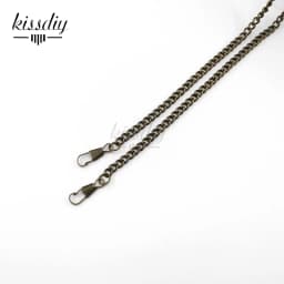 20pcs/lot 120cm DIY Silver Metal Purse Frame Chains Straps Bag Sewing Sewer Craft Accessories FF28-1