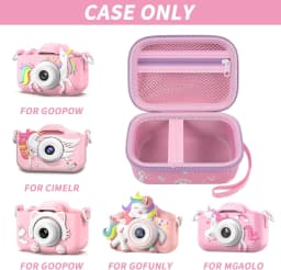 (Case Only) Kids Camera Case for Goopow/for Mgaolo/for CIMELR/for Seckton/for OZMI/for Dylanto Digital Camera Toys
