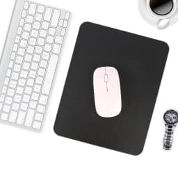 Portable PU Leather Mouse Pad Desktop Non-Slip Mouse Pad Waterproof Anti-Scratch Mat Easy To Clean For Office Laptop Accessories