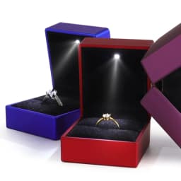 Ring Box High-end Creative LED Lamp Marriage Gift Jewelry Packaging Pendant Necklace Charm Simple and Elegant Top Grade Delicate