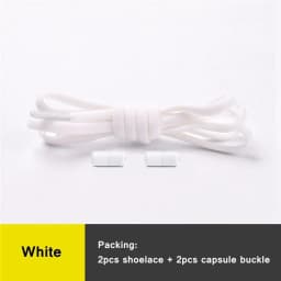 1Pair No tie Shoelaces Round Elastic Shoe Laces For Kids and Adult Sneakers Shoelace Quick Lazy Laces 21 Color Shoestrings