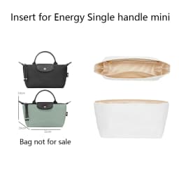 Bag Organizer Insert For Longchamp Energy Small Medium Mini Dupont Paper Support Insert Inner Bag Accessories