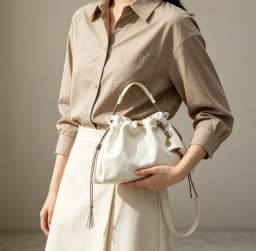 S 2026 Handbags Commuting Shoulder Bags Large Capacity Tote Bags Fashionable and Simple Drawstring Bags Popular birthday gift