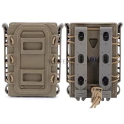 Tactical 5.56mm 7.62mm Molle Magazine Pouch for AR15 M4 AK series Fast Mag Pouch Quick Release Mag Case Box Hunting Accessories