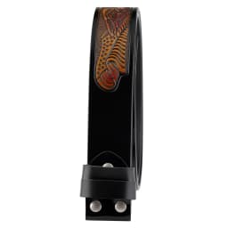 Embossed Eagle Belt No Buckle Decorative Strap