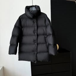 Janveny2025 New Winter Light Soft Warm White Duck Down Jacket Women Stand up Collar Short Puffer Jacket Fashion Puff Loose Parka