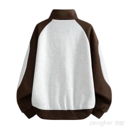 Big size Stand Collar Jacket for Spring and Autumn Trendy Youth Top Casual Versatile Outerwear Cardigan Sweatshirt 9XL 8XL