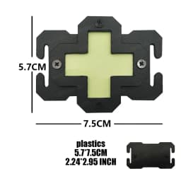 Molle EDC Identify Safety Outdoor Mark Strip Patch Umbrella Blood Type Nuclear Radiation Cat Eyes Tactical Equipment Accessorry