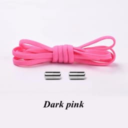 New 1Pair Elastic Locking Shoelaces Semicircle Shoelace Sneakers Shoe Laces Quick No Tie Shoelace Kids Adult Shoes Lace 21colors