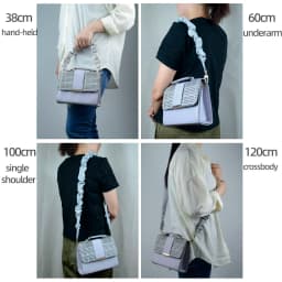 New Wrinkled Bag Leather Pleated Straps Short Long Folds Handles Shoulder Underarm Strap Replacements Crossbody Bag Accessories